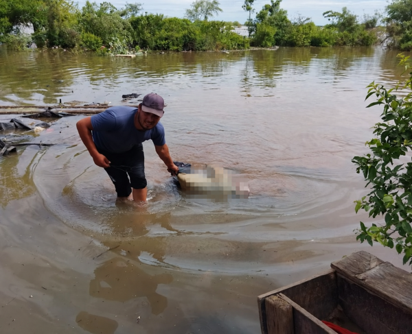 Hombre río