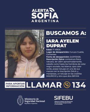 LOCALIZACION Y PARADERO- IARA AYELEN DUPRAT