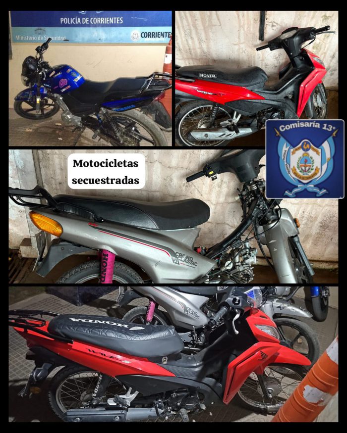 MOTOS SECUESTRADAS - CRIA 13