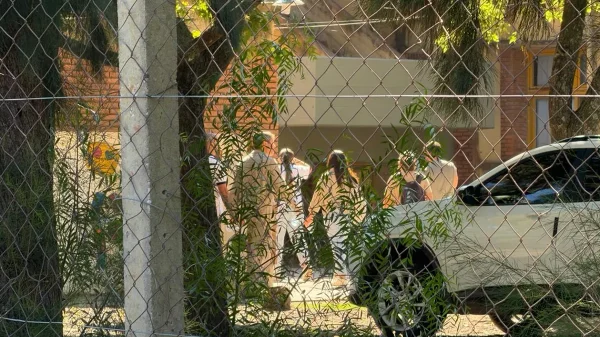 Tiroteo escuela San Cristobal Foto Aire de Santa Fe 1