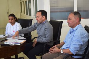 primera radicacion historica de Goya reunion del Intendente con Concejales 1
