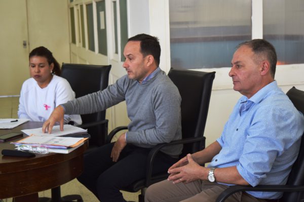primera radicacion historica de Goya reunion del Intendente con Concejales 1