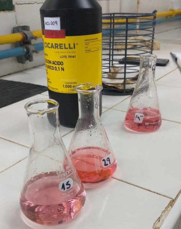 solución rosa